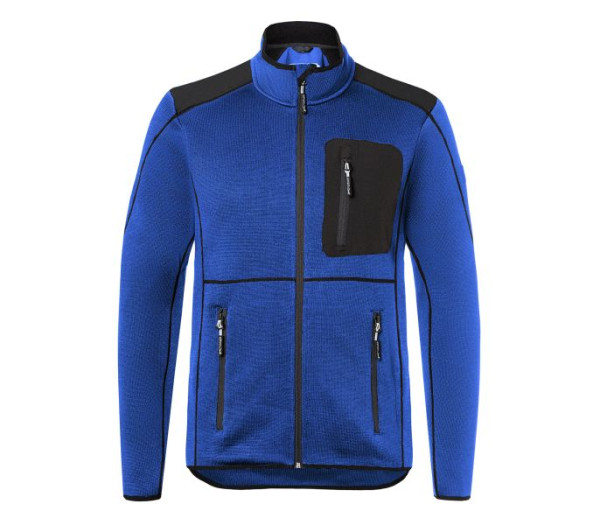 Kübler Strickjacke, Farbe: kornblau/schwarz, Größe: S, 1443 6339-4699-S