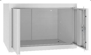 Eurobox Aufsatz für Geräteschrank/Putzmittelschrank, leer, 400 x 800 x 500 mm, 0991-000085