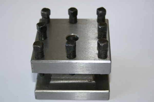 ELMAG Stahlhalter mit 8 Schrauben komplett Nr. 9+2 zu Superturn 550/125 Vario, 9808062