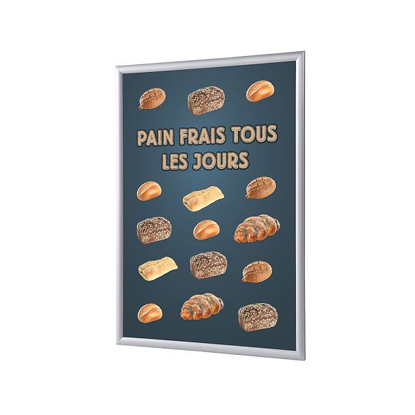 Showdown Displays Klapprahmen A4 Komplettset Brot Französisch, KRA4G25LPPI574