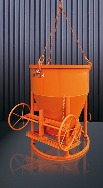 Eichinger Betonsilo 1012H.10, 750l, Angeschweißte Kette, Handrad, 10121001000000