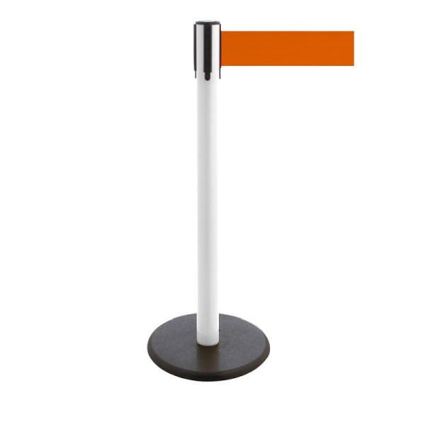 Stein HGS Personenleitsystem -P-Line Premium-, weiß, orange, mit magnetischem Gurtendstück, Gurtlänge: 2,3 m, 34244m-2204