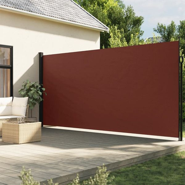 vidaXL Seitenmarkise Ausziehbar Braun 200x300 cm, 4004359