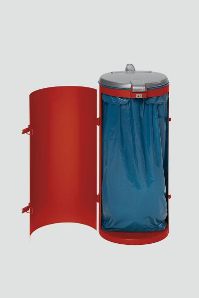 VAR Kompakt-Abfallsammler-Junior mit Einflügeltür, rot, 1012