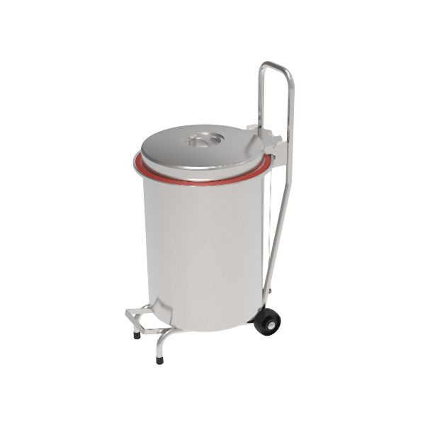 Rieber Abfall-Buggy CNS - mit Fahrgestell, für 40 Liter, 88090501