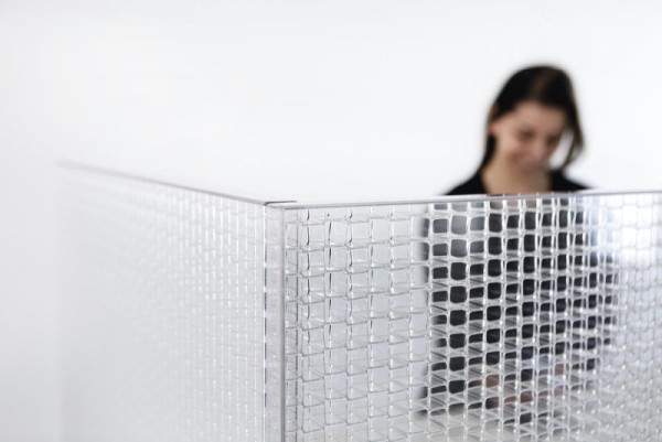 Deskin Scharnier, transparent, ermöglicht die Winkelstellung, 346548