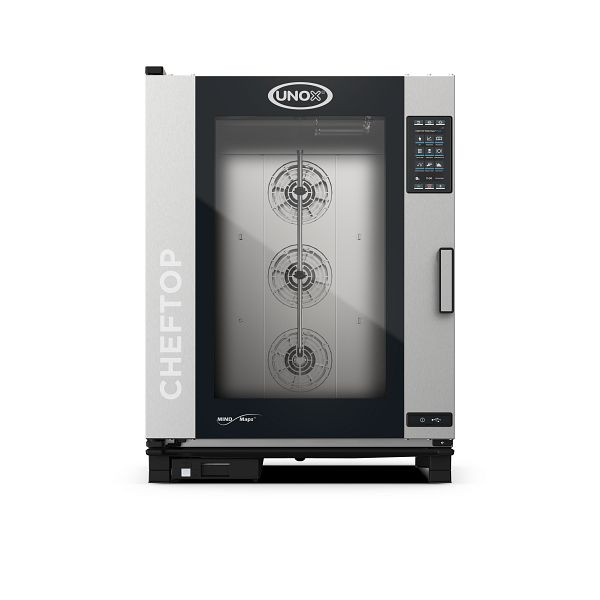 Unox Kombidämpfer PLUS GAS 10 GN2/1, Türöffnung nach links, XEVC-1021-GPRM