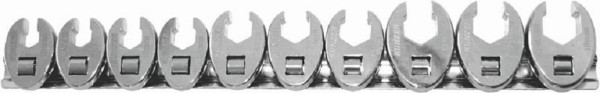 Kunzer Offener Ringschlüsselsatz "Krähenfüße" 3/8", 10-teilig, 7OR10