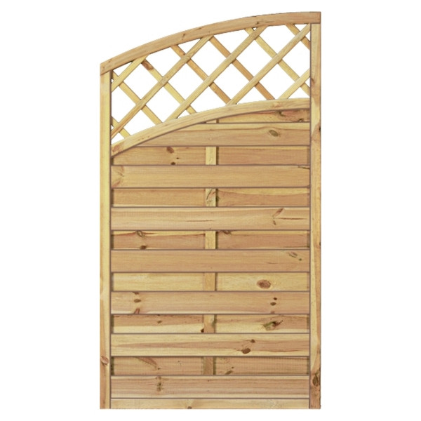 T&J Maxi-Doppelbogen-1 90 x 160/140 cm, Abschluß, Rahmen 45/45 mm, kdi grün, Lamellen geriffelt & geschraubt, 12060