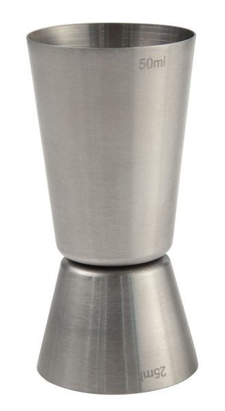 Bar up Barmaß, ØxH: 43x85 mm, Doppelmaß, Edelstahl, 596722