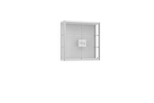 WSM Wandvitrine FACTORY 600, 1000 x 1000 mm, 104100001
