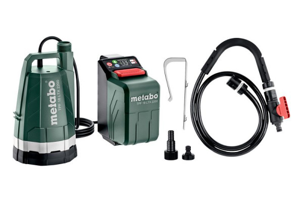 metabo Akku-Tauch- und Regenfasspumpe TPF 18 LTX 2200 Karton, 601729850