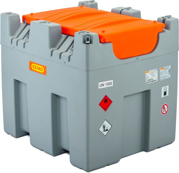 Cemo CUBE-Tank Mobil 980 l Outdoor Basic, Bipump 12 V, 11632