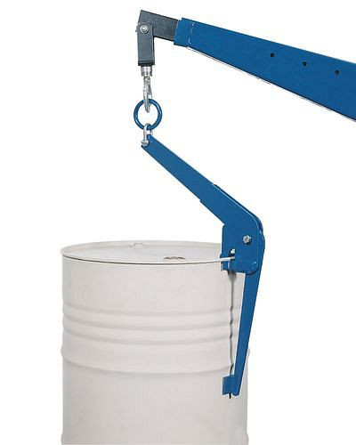 DENIOS Fasszange FZ-S aus Stahl, zum vertikalen Heben von 200-Liter-Sickenfässern, 115266