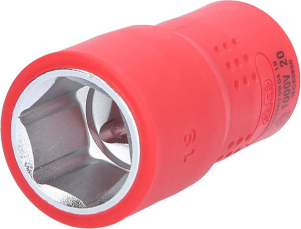 KS Tools 1/2" Isolierte Stecknuss, 19 mm, 118.1219, 4042146873410