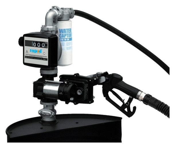 Rapid Elektrische Flügelzellenpumpe mit Zapfventil+Zähler, ATEX, 28 072