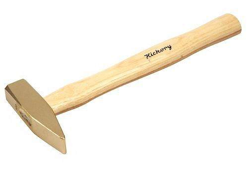 DENIOS Schlosserhammer, 300 g, Sonderbronze, funkenfrei, für Ex-Zonen, 262895