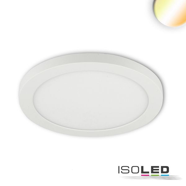 ISOLED LED Aufbau/Einbauleuchte Slim Flex, 18W, weiß, ColorSwitch 3000/3500/4000K, 114026