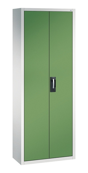 C+P Magazinschrank Serie 13, H1980xB700xT300mm, 7035/6011, 133113-201 S10048