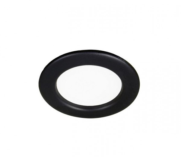 Bioledex LED Einbauleuchten, Blende rund schwarz Ø78mm, LEB-RUSW-814
