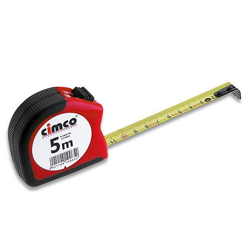 Cimco Taschen-Bandmaß 5 m, 390525, 4021104100652