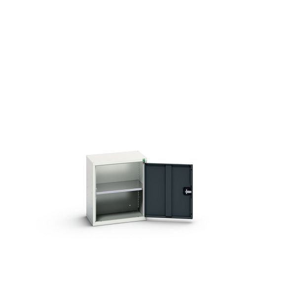 bott verso Economy Schrank, mit 1 Fachboden, BxTxH: 525 x 350 x 600 mm, Lichtgrau / Anthrazitgrau, 16929001.19