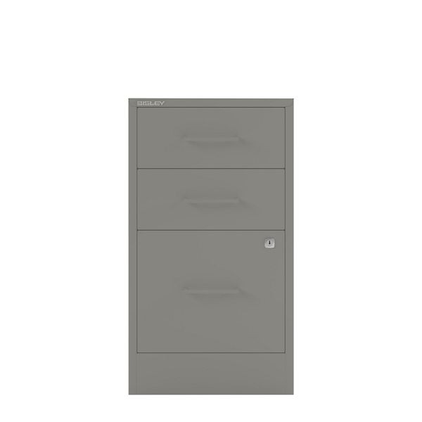 Bisley Home Filer, 2 Universal-, 1 HR-Schublade, Stahlgriff, 649 slate, PFA3SH649
