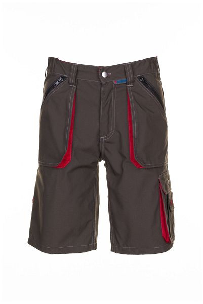 Planam Basalt Shorts, oliv/rot, Größe XL, 2843056, 4030913944791