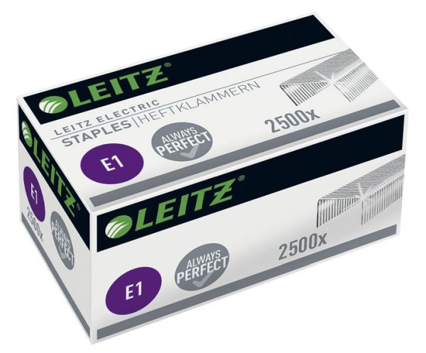 LEITZ 5568 Heftklammern e1, 2500 Stück, 5568-00-00, 4002432399192