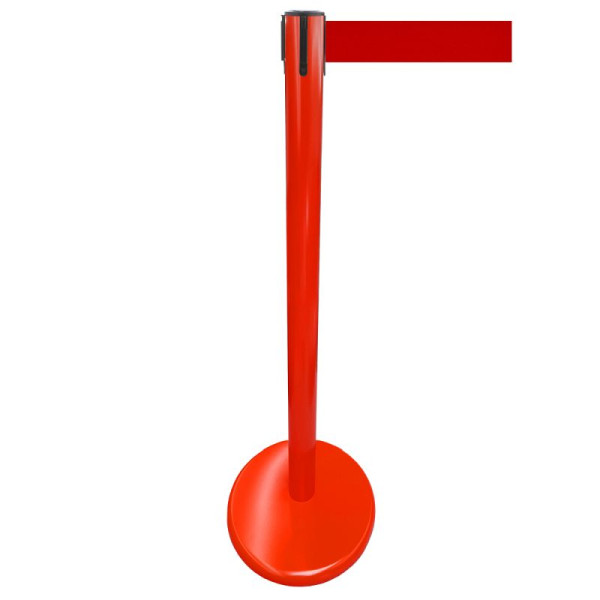 Stein HGS Personenleitsystem -P-Line Future-, Metall/ rot, rot, mit Sicherheitsverschluss (selbstlösend), Gurtlänge: 4 m, 15697-0103