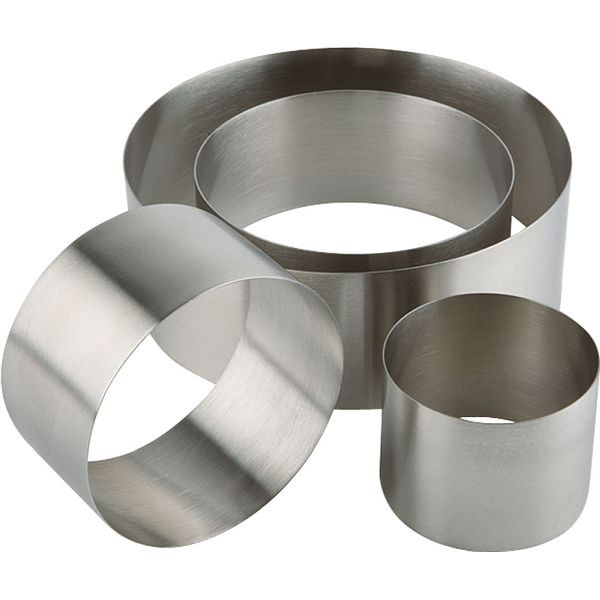Stalgast Schaumspeise-Ring, Ø 8 cm, Höhe 4,5 cm, BK0102080