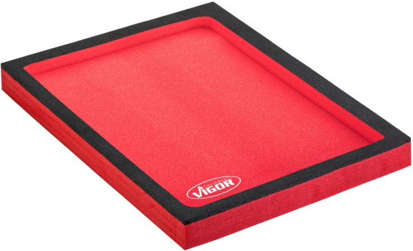 VIGOR 2-Komponenten Weichschaum-Einlage, mit Leerfach, Leere Weichschaumeinlage, mit Ausfräsung (Leerfach), Größe M, V5018