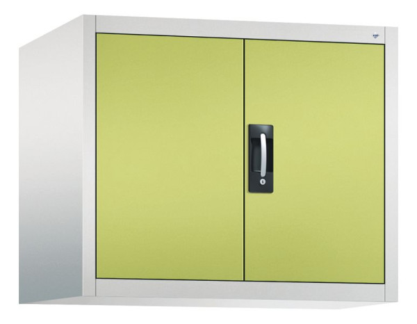 C+P Aufsatzschrank Acurado, H790xB930xT600mm, Farbe: Lichtgrau / Viridingrün, Muldengriff, 9295-000 S10012