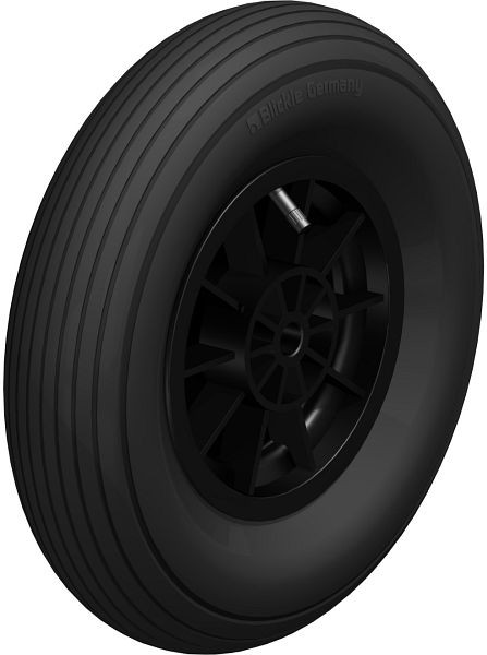 Blickle PK 400/20-75G Rad, Luftreifen, Schwarz, 40691