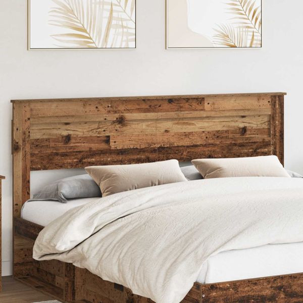 vidaXL Kopfteil Altholz Holzwerkstoff, 888091, 8721359348422