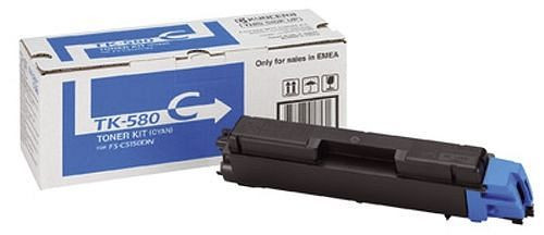 KYOCERA-MITA Original Kyocera Toner cyan (02KTCNL0,0T2KTCNL,1T02KTCNL0,2KTCNL0,T2KTCNL,TK-580C), TK580C
