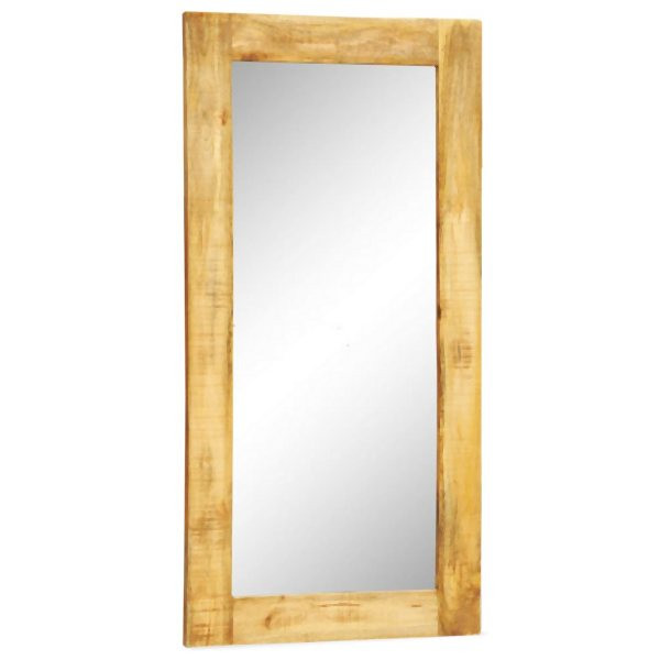 vidaXL Wandspiegel mit Massivholz-Rahmen 120x60 cm, 241089