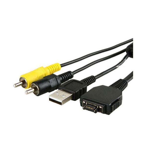 shiverpeaks BASIC-S, Cyber Shot Universal Stecker auf USB und AV & Cinch Stecker, 1,5m, BS77371