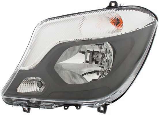 HELLA Halogen-Hauptscheinwerfer, für u.a. Mercedes-Benz Sprinter 3,5-T Box (906), ECE, für Linksverkehr, links, 1EJ 011 030-131