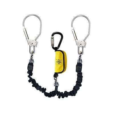 Preising Y-Verbindungsmittel mit 3 Wirbeln, Karabiner 1485+1502, 1,5 m, 140 kg, 1542_1485_3W_1502-015