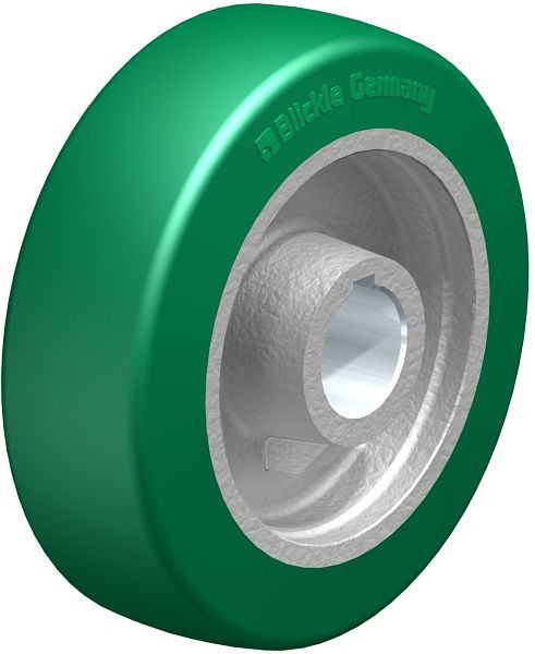 Blickle GSTN 150/30H7 Rad aus Blickle Softhane®, Grün, 754395