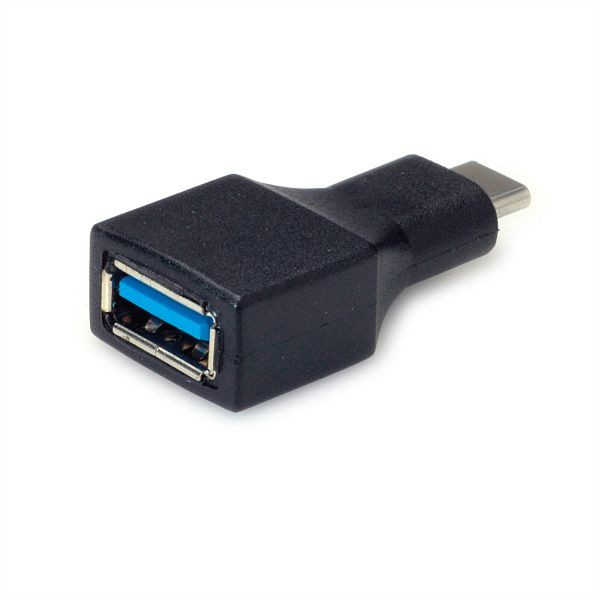 VALUE USB 3.2 Gen 1 Adapter, USB Typ C - A, ST/BU, OTG, schwarz, 12.99.9030