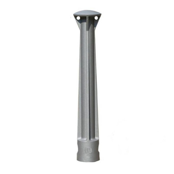 Stein HGS Stilpoller -Delion-, herausnehmbar mit 3p-Technologie, (Dreikantverschluss), inkl. Bodenhülse, DB 703 eisenglimmer, Pfosten: Ø 160 mm, 40040-01