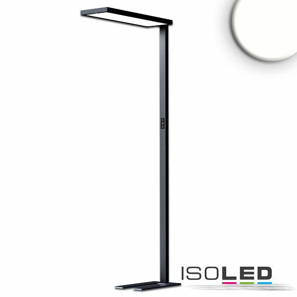 ISOLED LED Office Pro Stehleuchte Up/Down, 80W/20W, schwarz, UGR<19, neutralweiß, Touch-Dimm, 115617
