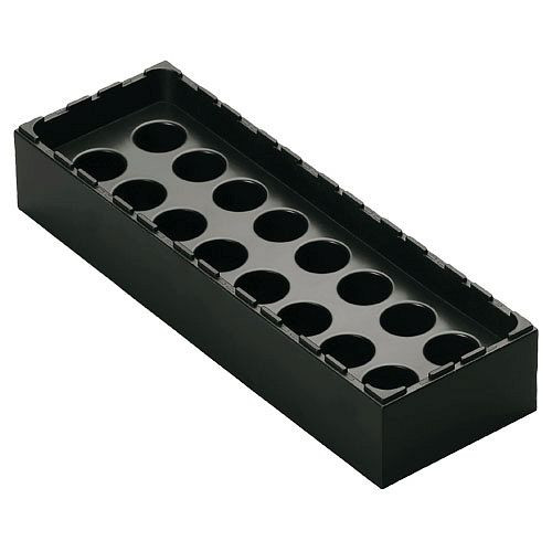 Bedrunka+Hirth Schubladeneinteilung Aqurado, Für 16 x Spannzangen ER25, Maße in mm (BxTxH): 288 x 96 x 48, 03.AQ-2119