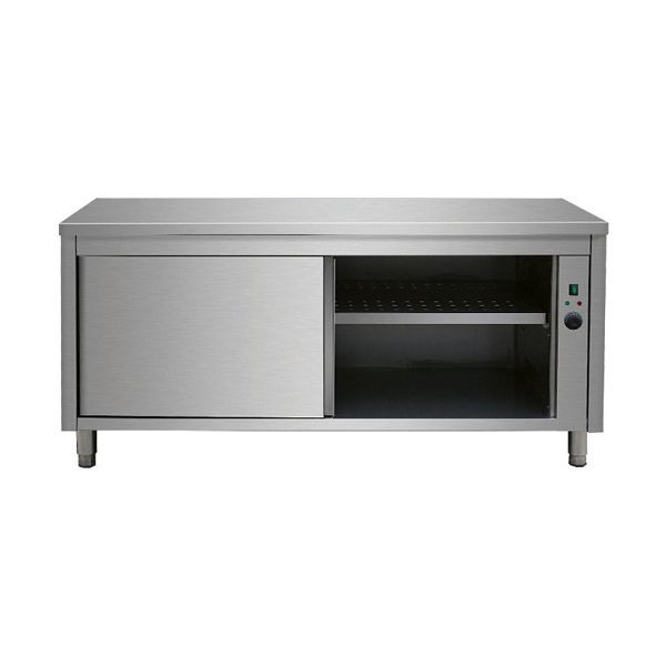 Skyrainbow Wärmeschrank Edelstahl, 140 x 70 cm, THWSR147