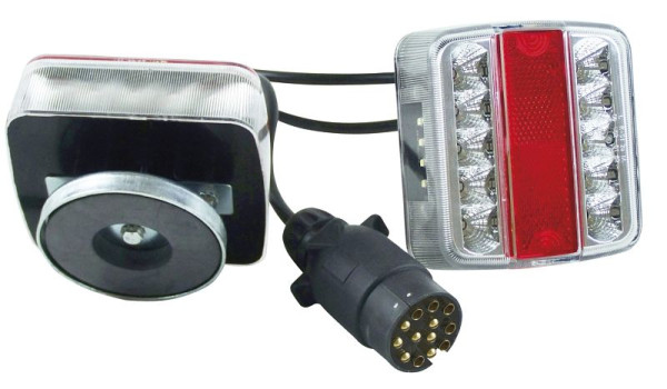 Berger & Schröter LED-Anhänger-Vierfunktionsleuchte, 7,5 m, Magnet, 13polig, 20189