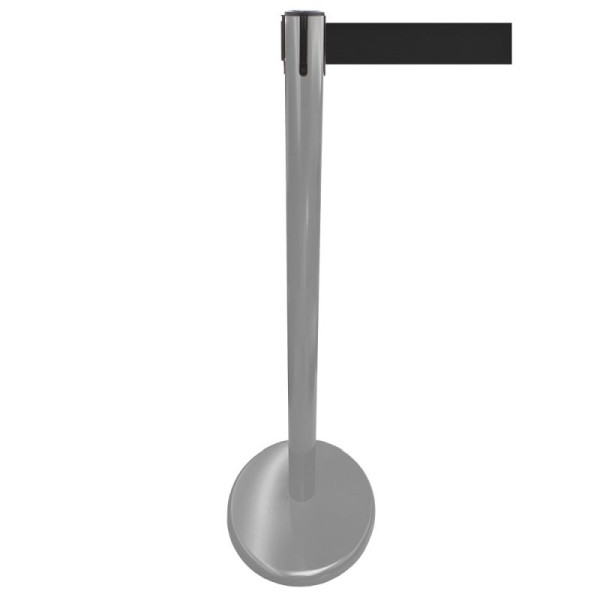 Stein HGS Personenleitsystem -P-LINE Future-, Metall/ anthrazit, schwarz, mit magnetischem Gurtendstück, 12792-0304