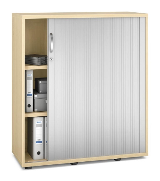 Deskin Rollladenschrank MULTI M pro, Dekor: Ahorndekor, BxHxT: 1000 x 1140 x 420 mm, 252553