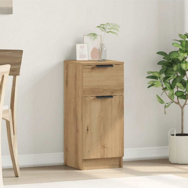 vidaXL Sideboard Artisan-Eiche 30x30x70 cm Holzwerkstoff, 856953